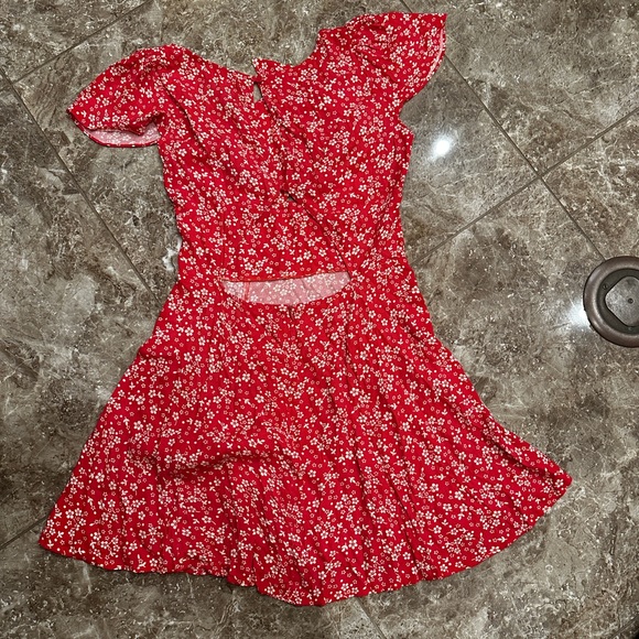 Reformation Floral Open Back Dress - Picture 5 of 7